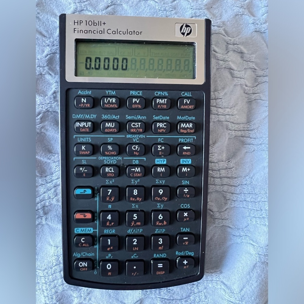 HP 10bii+ Financial Calculator with case